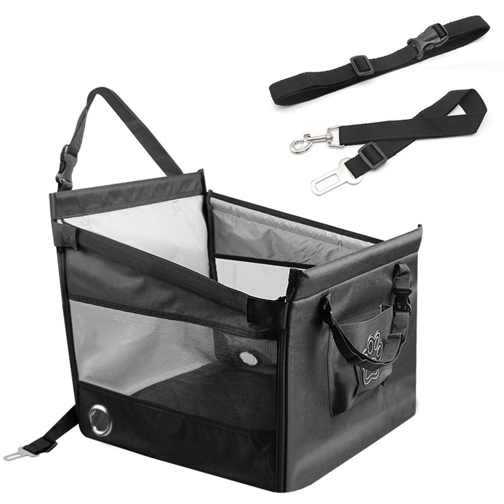 Car Dog Kennel Puppy Carriage  Dog Pet Carriage Cushion Front  Dog Safety Seat