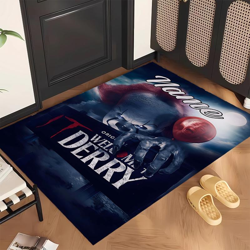 Pennywise (14) Personalizowany dywanik biurowy z imieniem Stylowa dekoracja do salonu, sypialni, kuchni