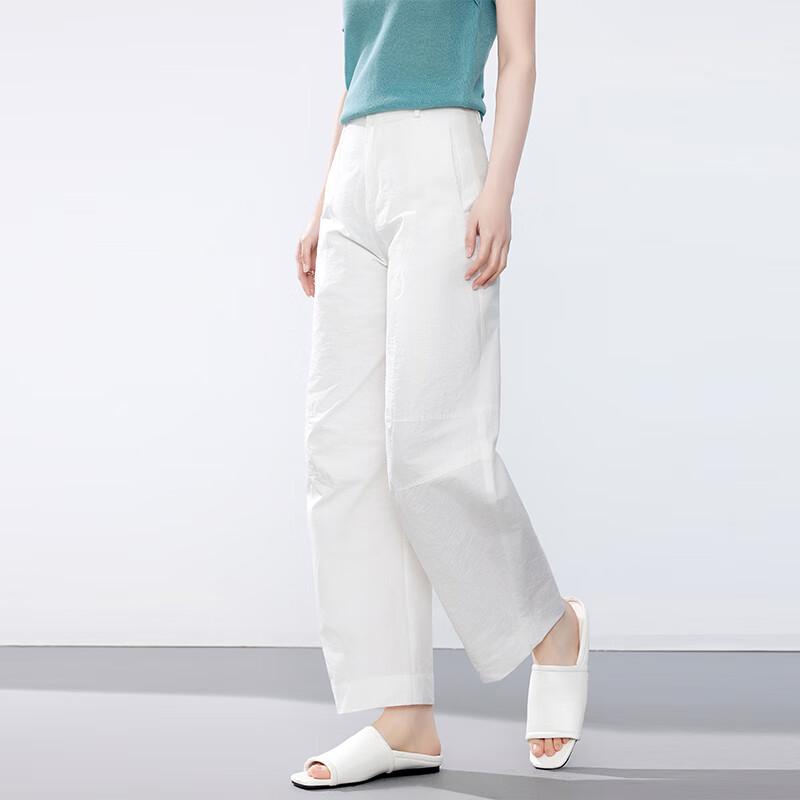 JOY SPEAKER Women's Lightweight High-Waisted Straight-Leg Casual Pants