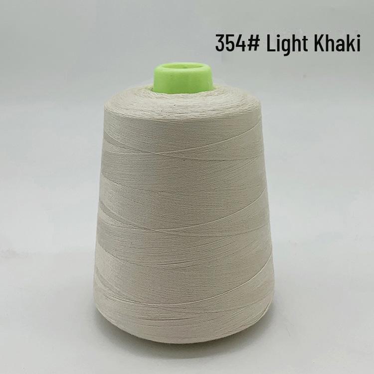 High-Speed 8000-Yard Black & White Sewing Thread - 402 Flat Pagoda Thread for Clothing