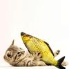 Realistisches Katzenminze-Fisch-Stofftier 1 Stück Weich Kaubar Zahnpflege Haustierspielzeug für Katzen Langeweile lindern Perfekt für Haustiergeschenke