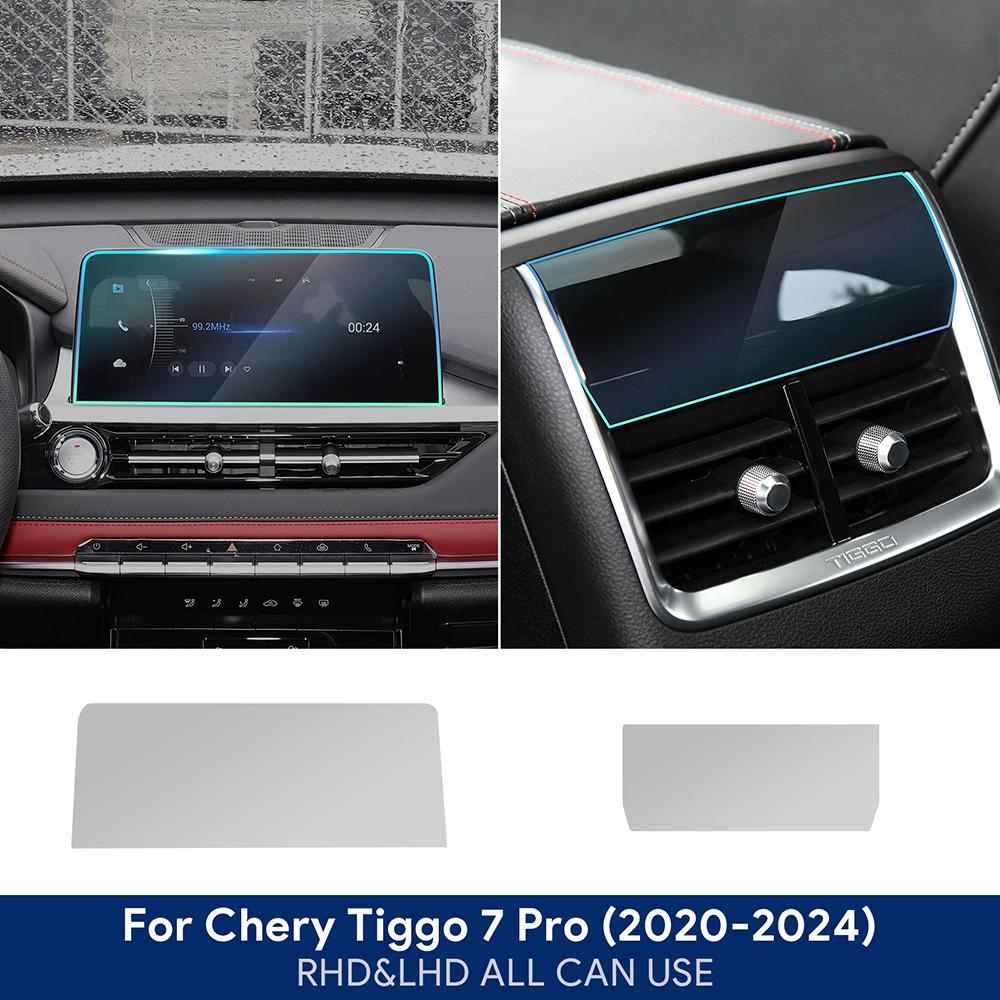 TPU For Chery Tiggo 7 Pro -2024 Car Navigation Screen Film Gearbox Protective Sticker Anti-scratch Interior Accessories
