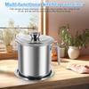 1.5/1.8/2 L Oil Dispenser Large Capacity Oil Filter Pot stainless steel Oils Strainer Pot with Strainer for Kitchen Accessories