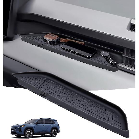 Wireless Charging Protective Mat for Toyota RAV4 2026, Center Console Interior Accessories Silicone Anti-Slip Wireless Charger Cover Pad for 2026 RAV