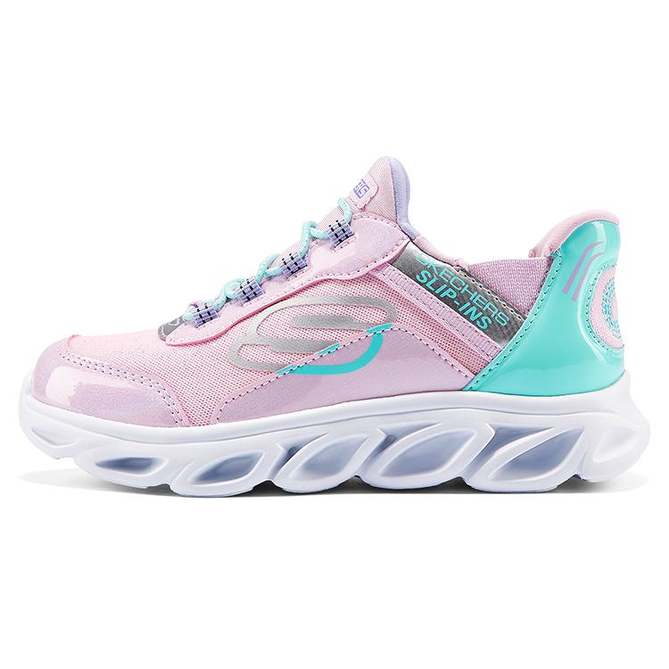 Skechers Girls Comfortable Versatile Casual Outdoor Sports Running Shoes Kids sneaker Pink Multicolor 302221L-PKMT 28.5