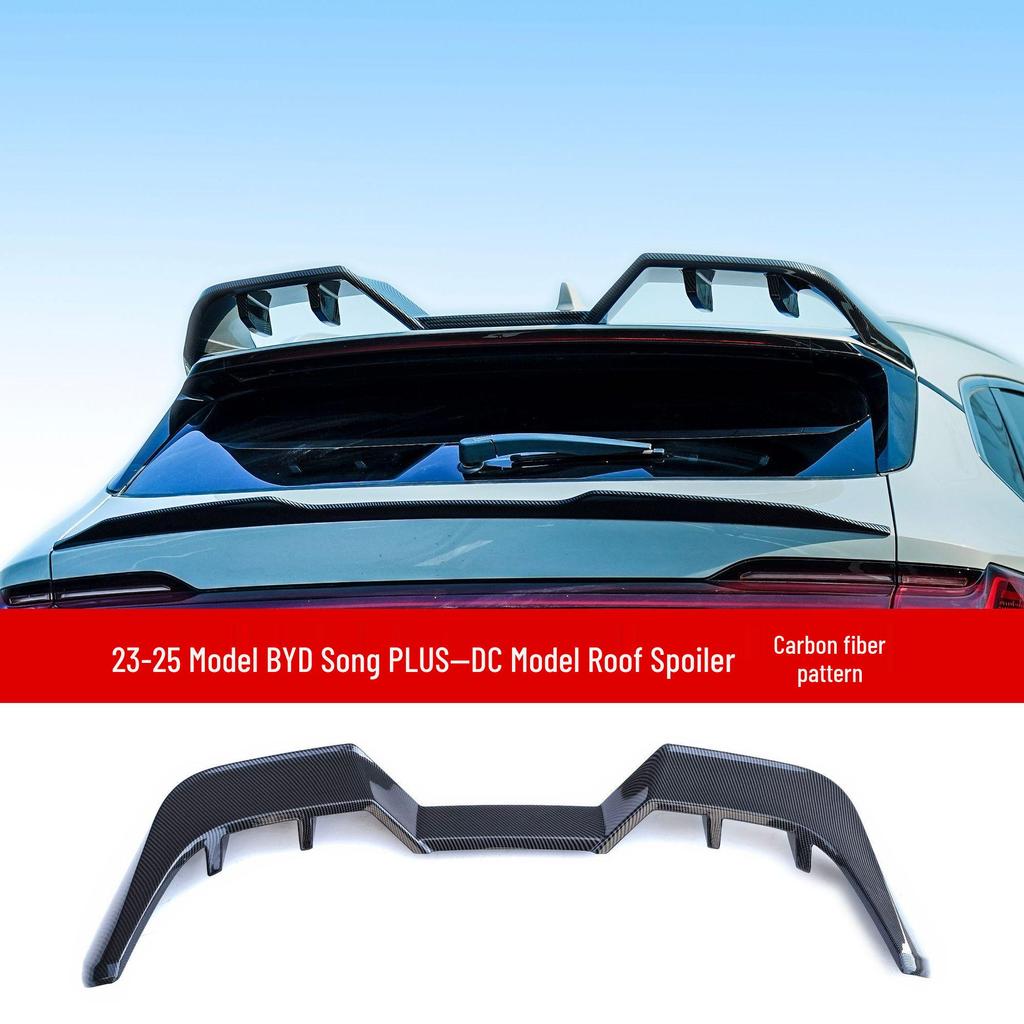 Kompatibles Dach- und Heckspoiler-Kit für 23 BYD Song PLUS Modelle - Enthält Heckdiffusor, Seitenschweller, Front- und Hecklippen.