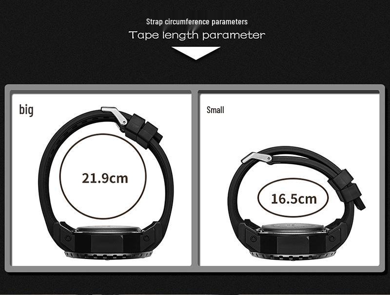 Relógio Esportivo Luminoso Multifunção com Duplo Display Masculino Sanda - À Prova d'Água e Ideal para Aventuras ao Ar Livre
