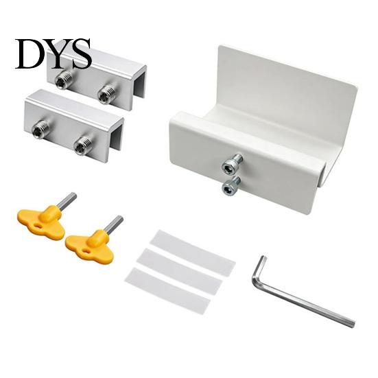 Rental Window Security 1 Set AC Bracket with Sliding Locks, Air Conditioner Support Bracket, Apartment Lock Heavy Duty Metal Locks for Windows Up And Sets