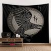 Tapestry Viking Raven Ancient Norse Rune