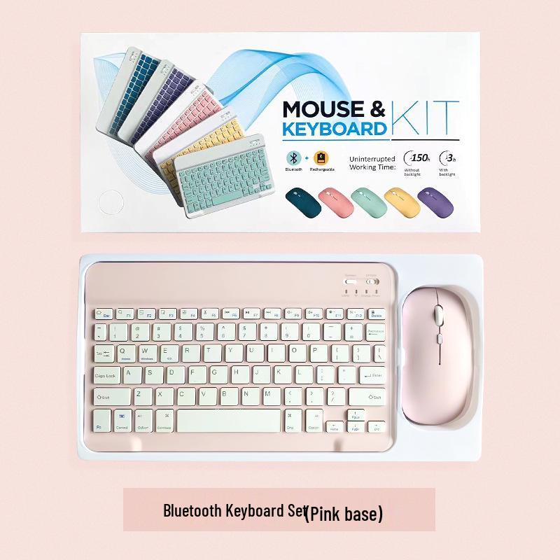Portable Silent Bluetooth Keyboard for Tablets