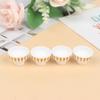 4Pcs Miniature Bowl Dish Round 1/12 Scale Doll House Kitchen Dinning Accessory