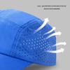 Casquette de Baseball Vintage pour la Course Perforée Séchage Rapide Respirante Imperméable Protection Solaire Chapeau d'Été Impression Bouffante Unisexe