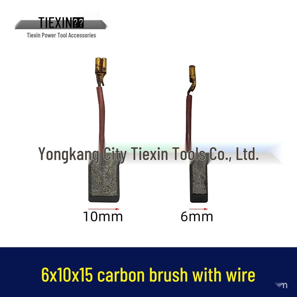 Durable 604 Small Waist Angle Grinder Brush Set - 6x10x15 Carbon Brush Accessories