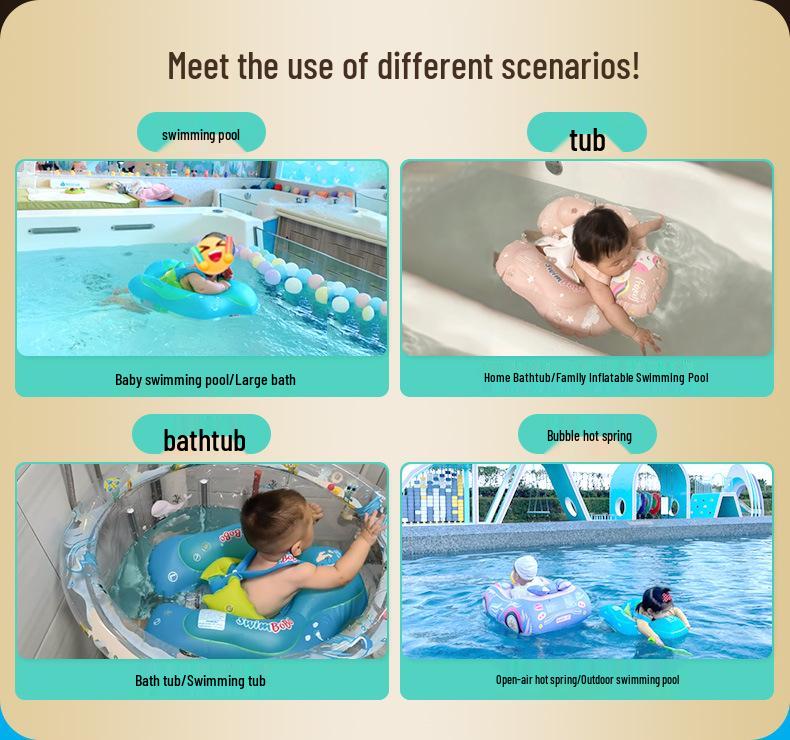 Swimbobo Cross-Border Baby Swim Float Ring - Outdoor Armpit Swim Ring for Children