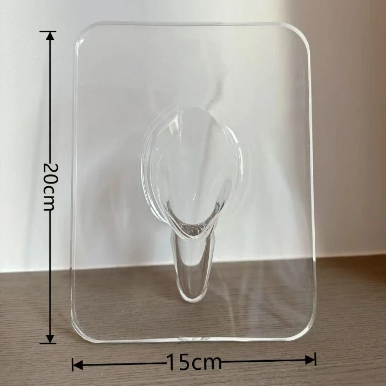 

Transparent Acrylic Photo Frame Flower Vase - Light Luxury Living Room Décor Ornament with a High-End Feel Without bouquet
