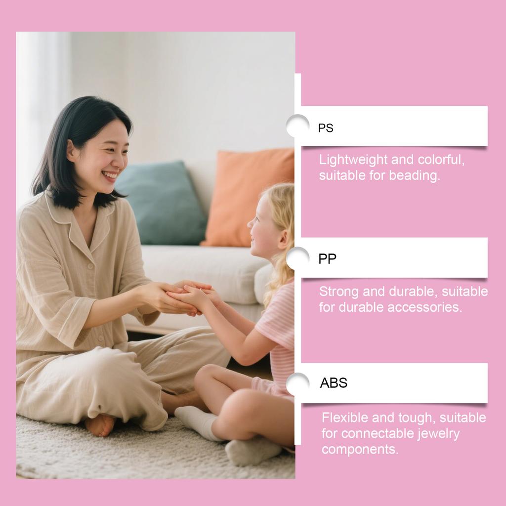 Colorful DIY Beaded Bracelets For Children, Fostering And Enhancing Motor Skills. Suitable For Children To Make Beaded Toys By Hand.