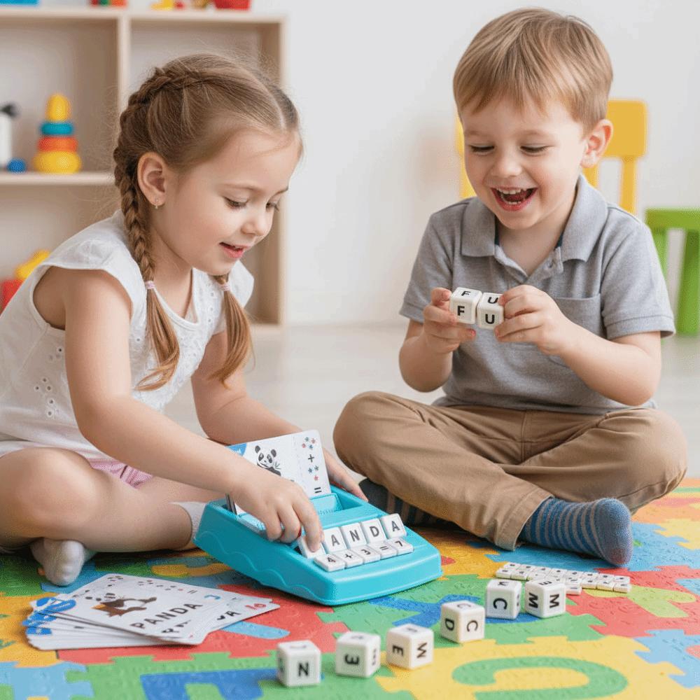 Paper Letter Sticker Toys Alphabets Number Sight Words Spelling Game  Hand-Eye Coordination