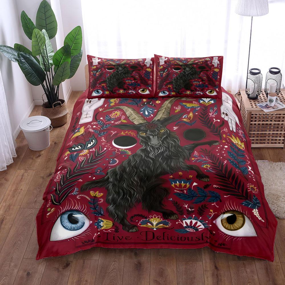 Persian Goat Ancient Duvet Cover Set King Queen Full Double Twin Single Size Bed Linen Set