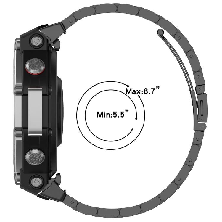 Stainless Watch Band Sweatproof Bracelet Belt for 3 Watch Replacement Band Quick Release Strap Wristband