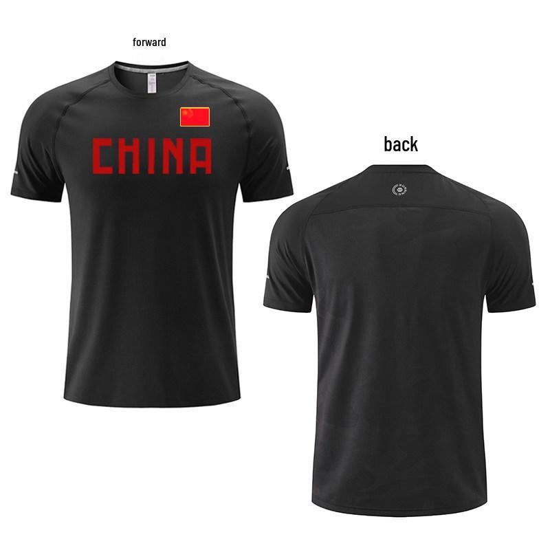 Unisex Quick-Dry Marathon T-Shirt & Track Suit - Short Sleeve, Team Uniform for Running and Fitness