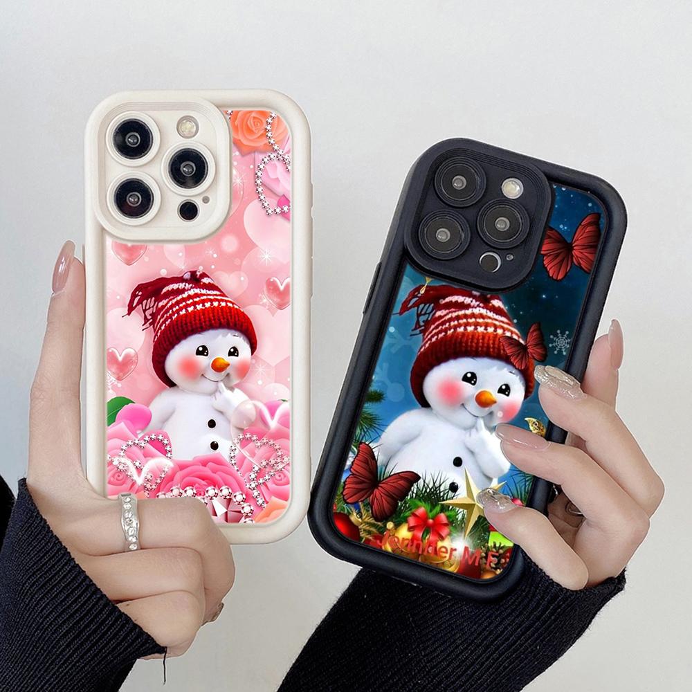 Ae110 Merry Christmas Phone Cases for Samsung A54 A14 A05s A55 A53 A15 S23 S24 Ultra S25 Plus A35 S20 FE A25 Angel Eye Ladder Protective Cover