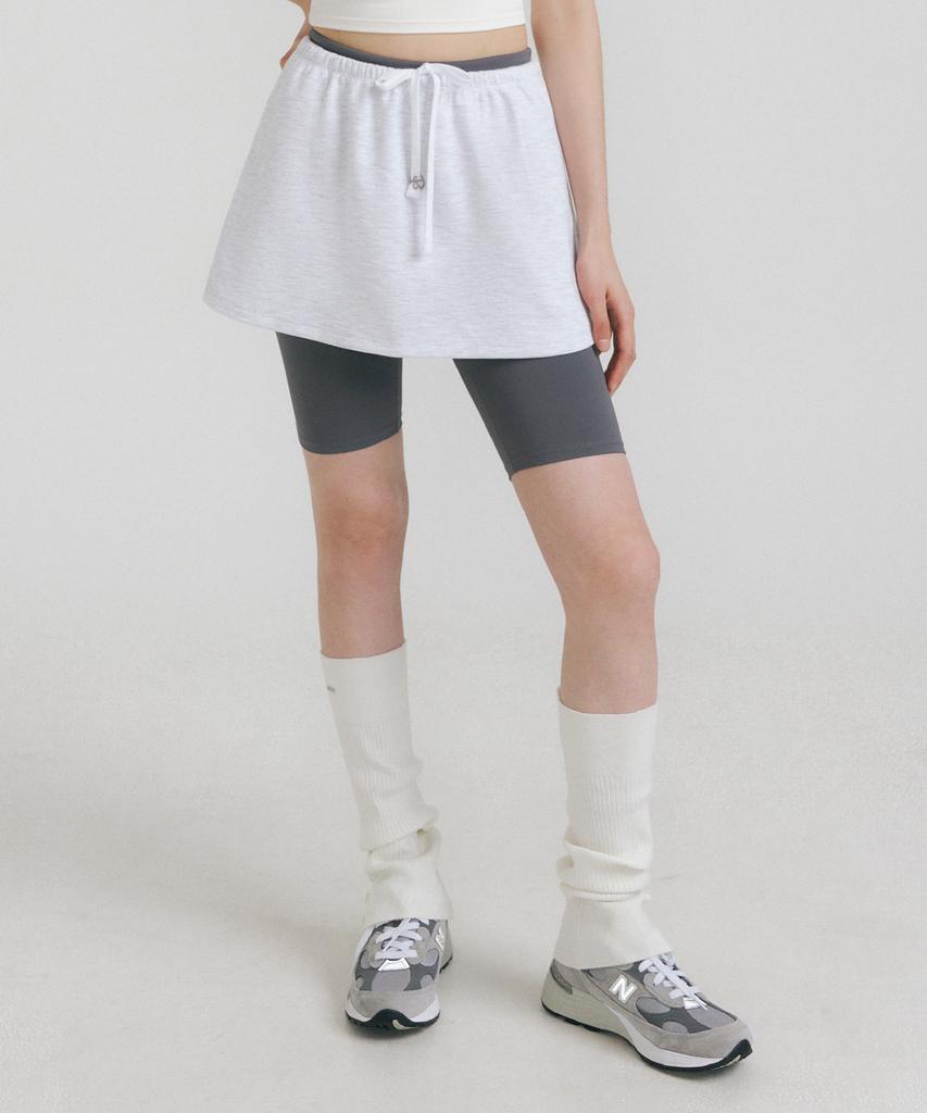 Front To Line Balancing Sweat Skirt
