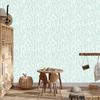 Delicate leaves wallpaper in retro style for living room and bedroom 50x1000