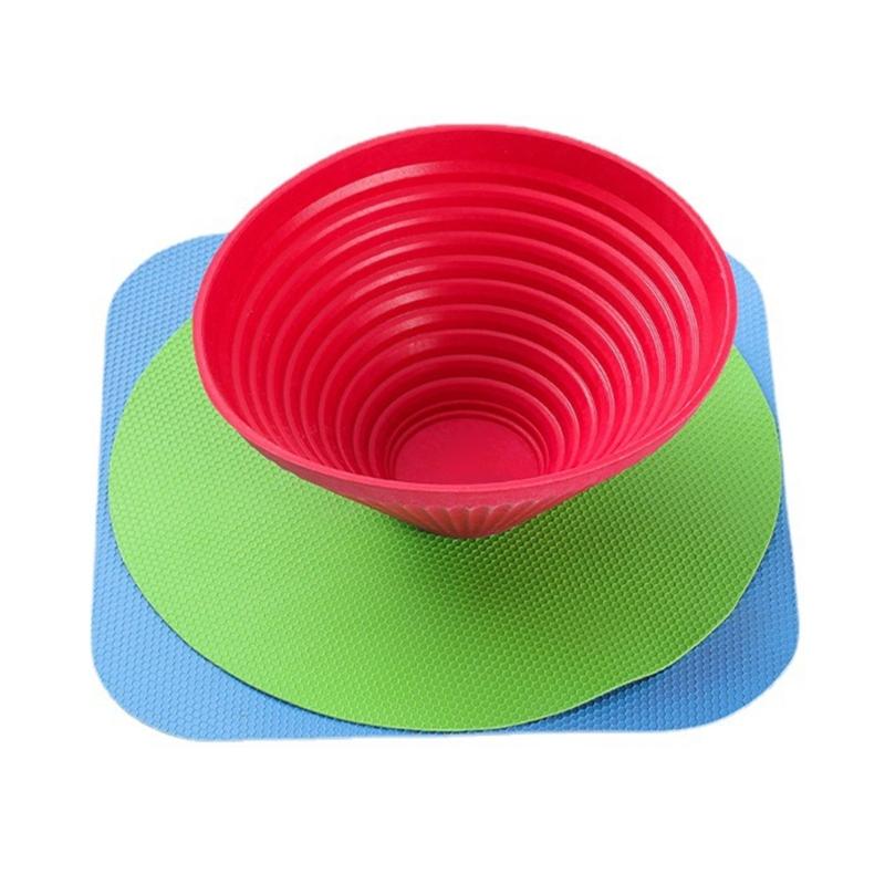 Set of 3 Jar Gripper Pads Jar Opener Pad Multifunctional Heat Insulation Pads Rubber Material for Elderly Children Women