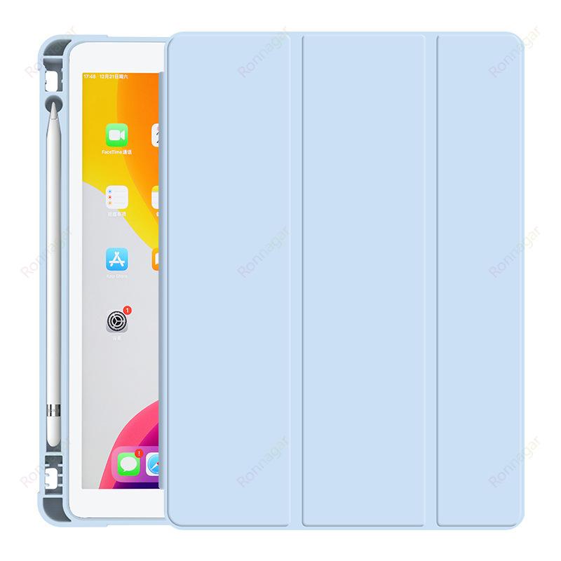 With Pencil Slot Funda for iPad A16 11th Air11 M3 M2 Pro11 M2 M4 10th 7 8 9th 10.2 Case 9.7 5/6th Air5th 4th