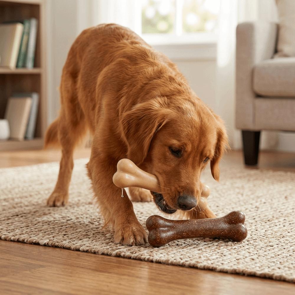 Wear Tough Dog Molar Stick Beef Scent Durable Bite Toy Indoor Outdoor Play