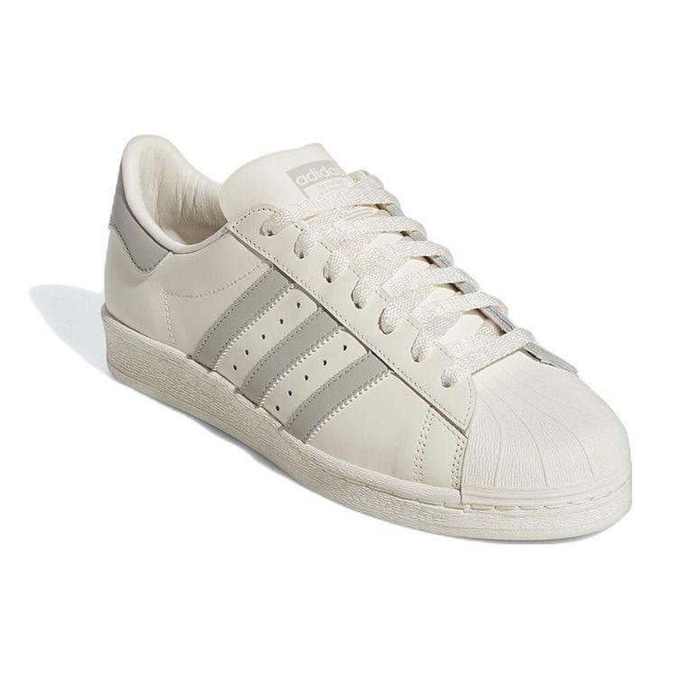 Adidas Superstar 82 Cloud White Metal Grey Unisex Sneakers Cream Off-White GZ4837