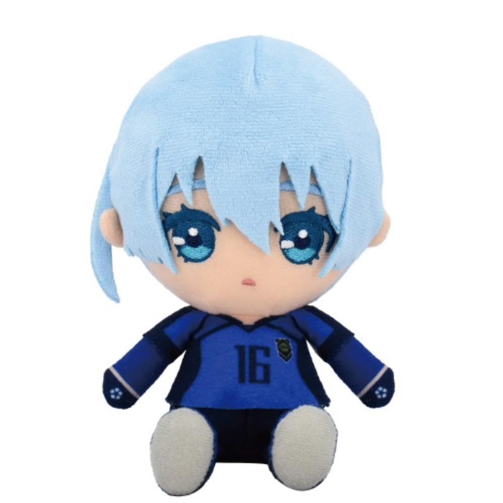 Bandai Namco Nui TV Anime Chibi Plush Koori Sheep H140mm "Blue Rock" Toy, 3156, Size Approx.