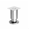 Adjustable Furniture Support Legs, Cabinet Sofa Bed Table Feet, Sturdy, NonSlip, RustResistant Black