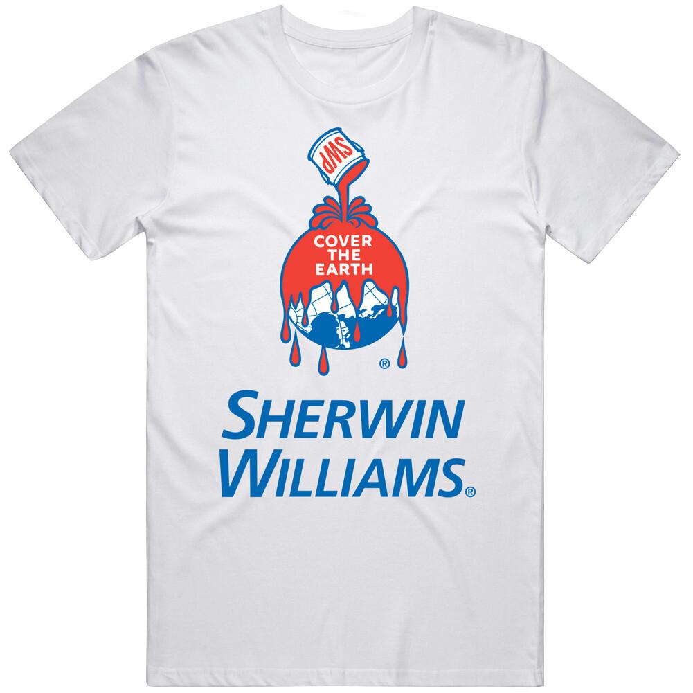 Sherwin Williams Cover The Earth Fan T Shirt S разноцветный