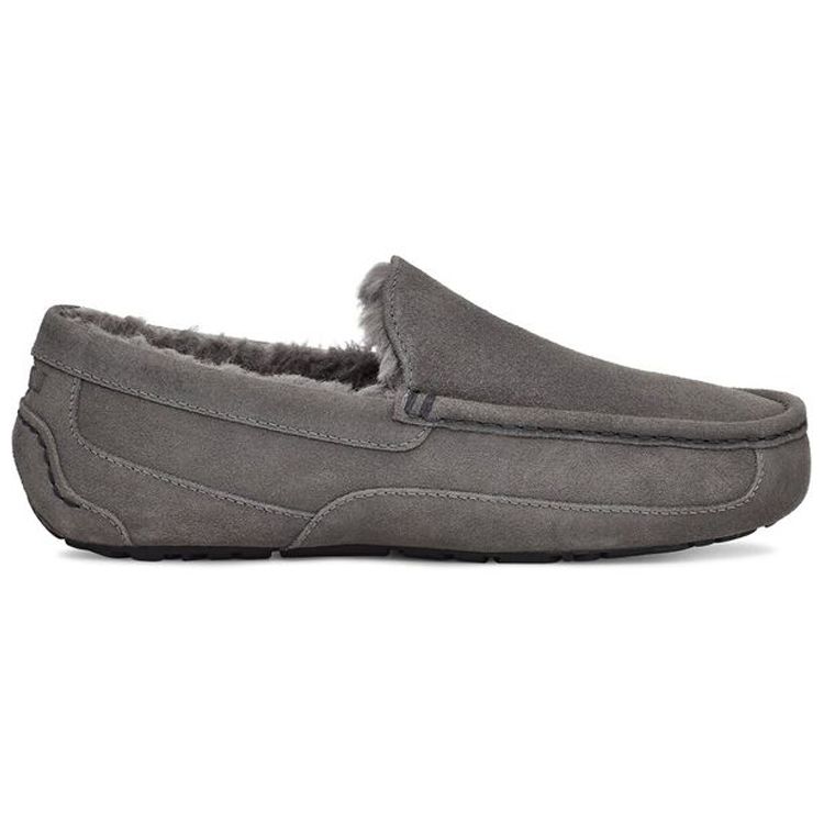 UGG Zapatos Casuales Bajos Planos Zapatos de Hombre Gris 1115149-GRIS