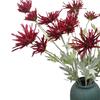 Three-Headed Chrysanthemum Artificial Flowers for Home and Wedding Decor