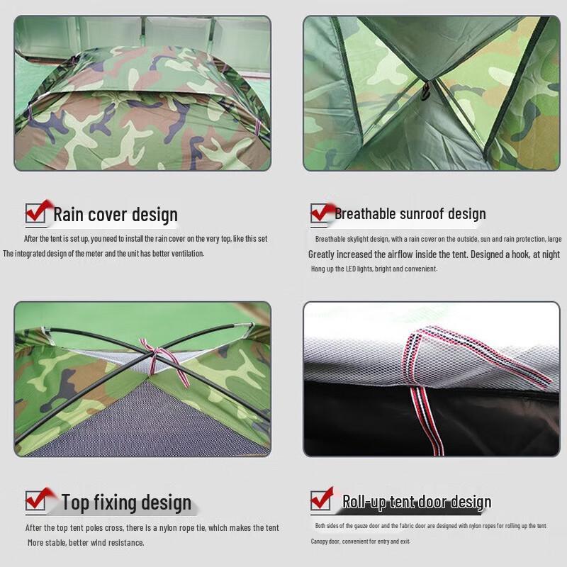 Li Shen Single Layer Outdoor Camping Tent