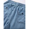 Ankle Banded Pants Men's Trendy Summer Light and Smooth Draping Casual Pants Loose Casual Elastic Waist Lyocell Jeans