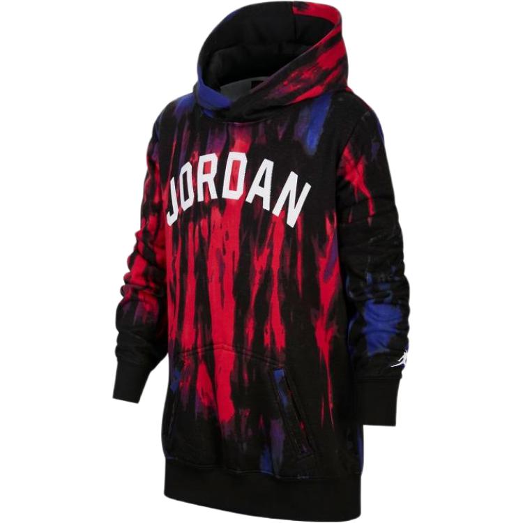 

Jordan Повседневная толстовка с капюшоном и длинными рукавами с принтом для детей, топы, многоцветная DV9558-432 XL