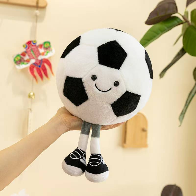 Latest Football, Basketball, Rugby Doll Kawaii Plush Toy Doll Cartoon Anime Cute Children's Birthday Gift Doll Christmas
