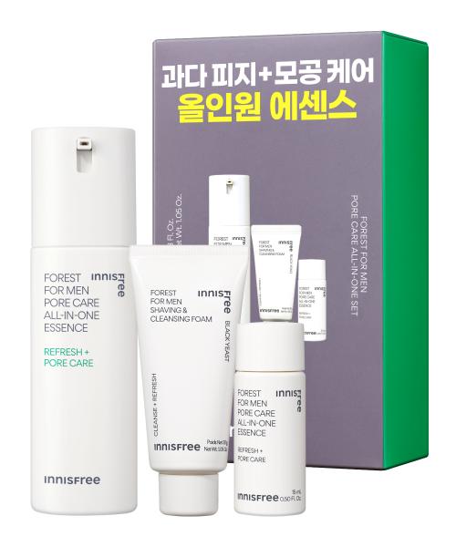 Innisfree Forest For Men Pore Care All-in-One Essence Special Set NONE