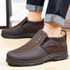 Winter New Men 'S Cotton Shoes Plush Thickened Middle Aged And Elderly Cotton Boots High Top Warm Shoes
