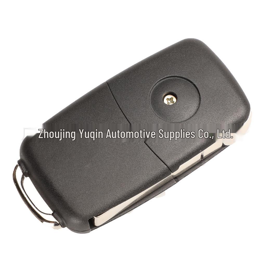 Replacement 3/4-Button Folding Remote Key Shell for Skoda, Volkswagen, Touareg, and Phaeton - Panic Button Included