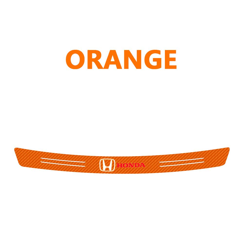 1pc Car Rear Bumper Trunk Load Edge Protective Stickers For Honda Fit Civic Jazz CITY Accord CR-Z VTEC Vezel Insight Accessories
