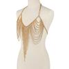 Mehrschichtige Brustketten Körperketten Schmuck für Damen Metall Körperkette Oberteil Sexy Accessoires Modeschmuck