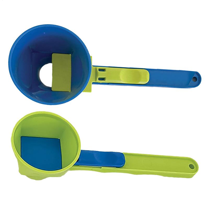 Longer Handle NoSpill Measuring Spoon Funnel Preparation Of Protein Powder Water Bottle Scoop Funnel Precise Measurement