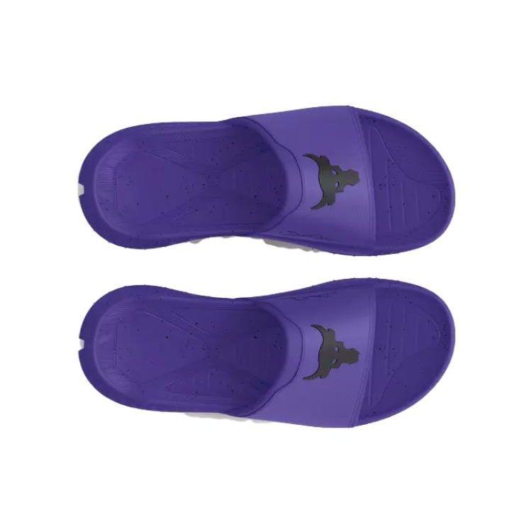 Under Armour Project Rock 3 Round Toe Comfortable Slippers Unisex Slippers Purple 3026034500