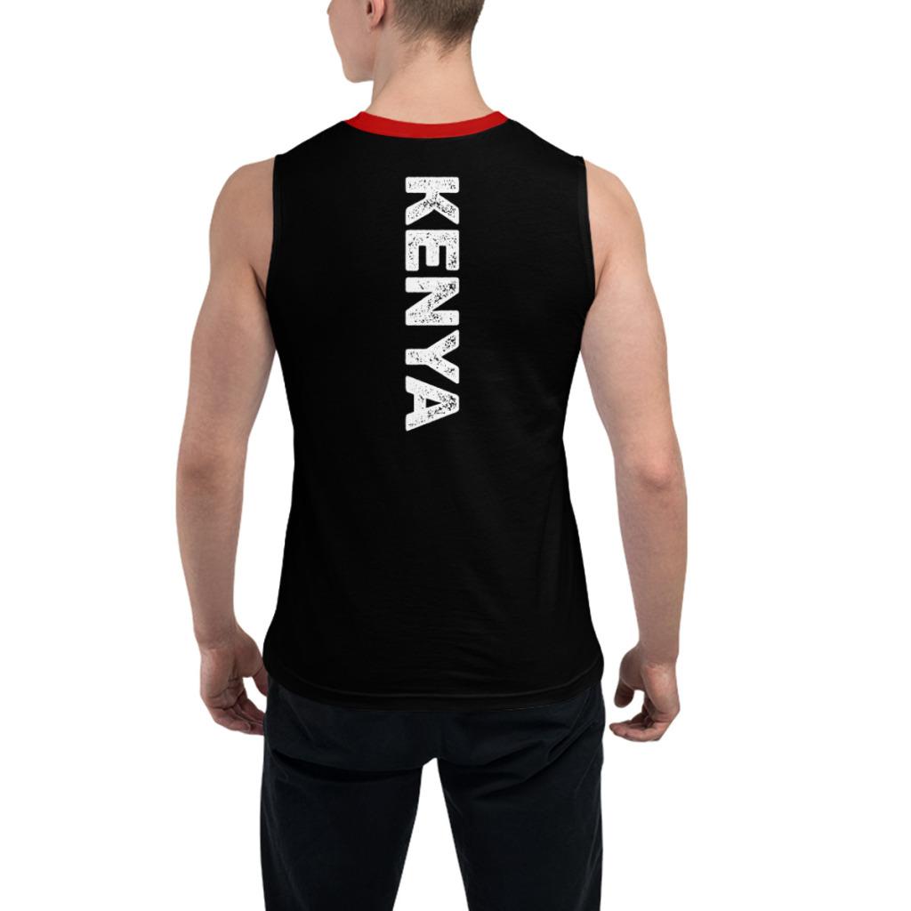 Sleeveless T-shirt Kenya Flag 3D Men's Boys Tshirt Gyms Tank Tops Fitness Joggers Basketball Training Vest
