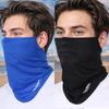Breathable Bike Mask Windproof Dustproof Solid Color Motorcycle Scarf Ice Silk Balaclava Summer Men Women Sun Protection Veil