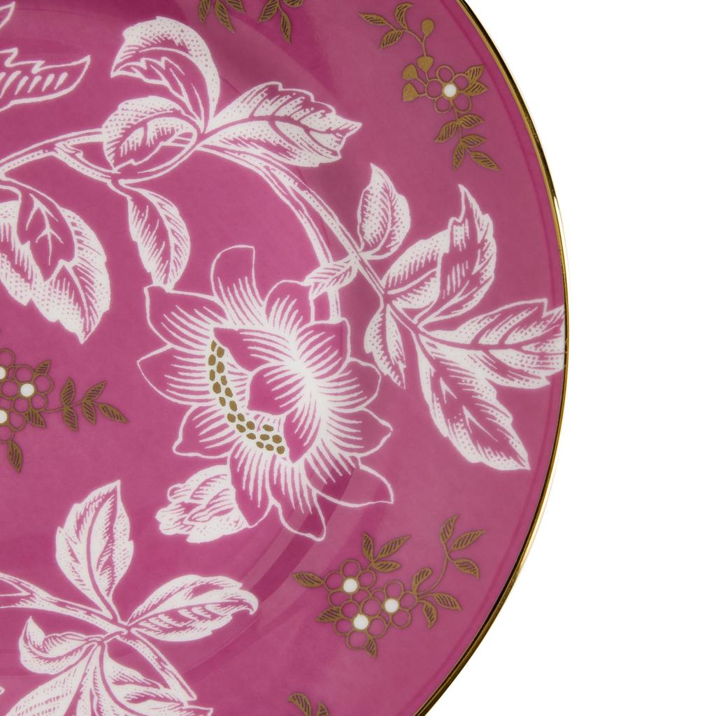 Imported Wedgwood Wanderlust Tonkin Plate Dish Pink Wedding Gift 1078225 [Regular Product] 20.5cm